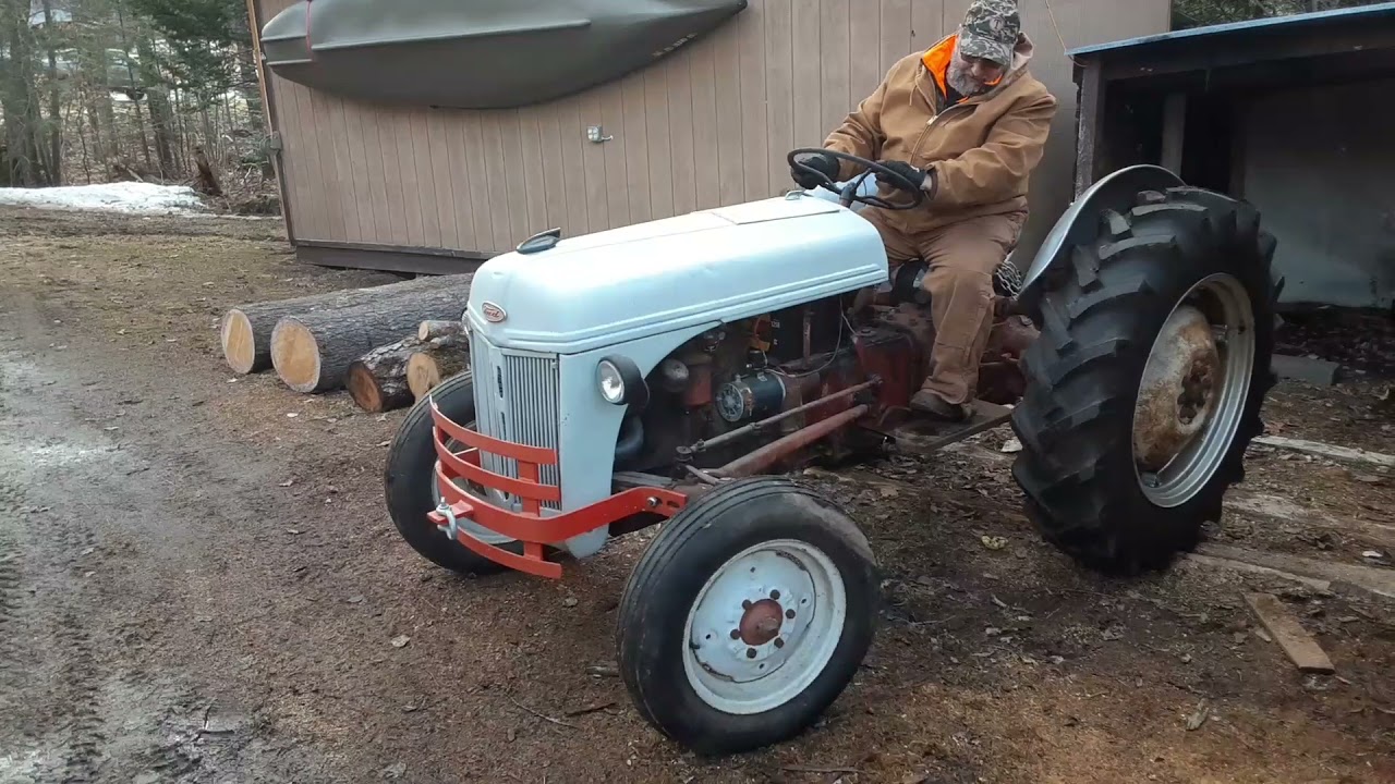 FINALLY ABLE TO GET IN THE WOODS! 1952 & 48 FORD 8N