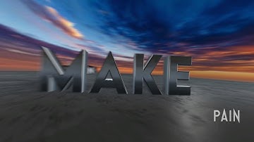 AMV Typography Stereo Heart - Your Name / After Effect