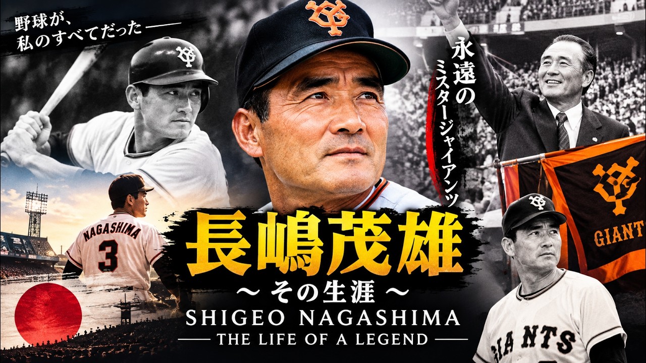 長嶋茂雄――栄光と伝説の軌跡｜日本野球を変えた男の生涯 - YouTube