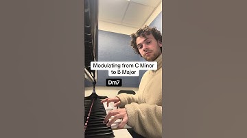 Modulating from C Minor to B Major (improv)