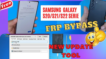 Samsung S22 Series/S21 Series /S20 Series FRP Bypass Android 12 |Unlock Google Account  One Click