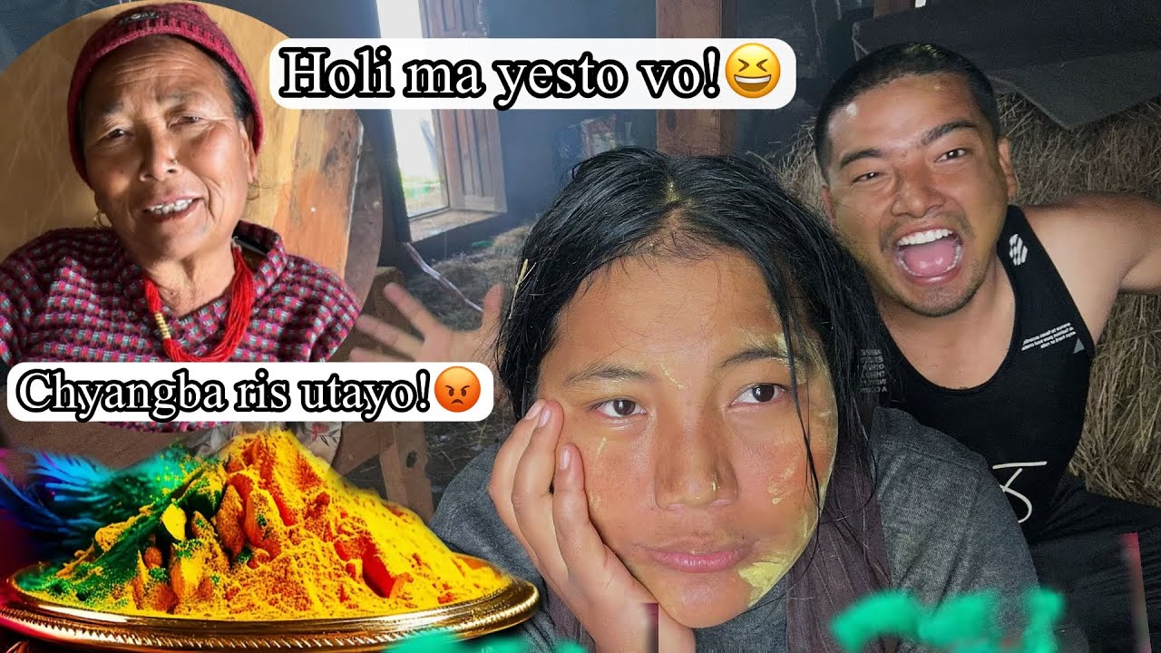 Garmai Holi manayo!😆=#maichyang 