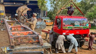 How to Double Ud Nissan Truck Frame In Pakistan // Amazing Manufacturing UD Nissan Truck