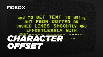 How to use Character Offset Text Animation - After Effects Tutorial