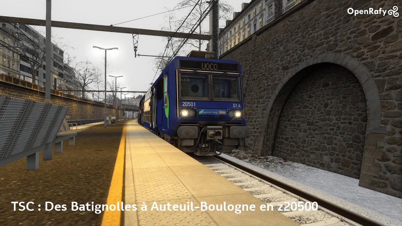 [TSC] - Mission UOCO des Batignolles à Auteuil-Boulogne en Z20501/02 (01A) sur la Petite Ceinture