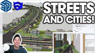 A NEW Streetscape and City Generator for SketchUp! Urban Paint is HERE!