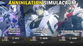Annihilation Simulacrum NEW Endgame! TOP 1% EXTREME Gameplay | Zenless Zone Zero ZZZ 3.0