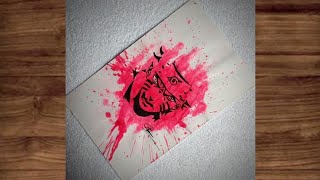 Stencil art of Naruto on (Ruafza) #art #naruto.