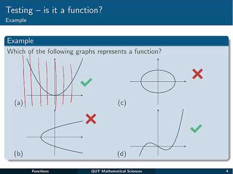 Functions: 3 Testing what is a function - YouTube