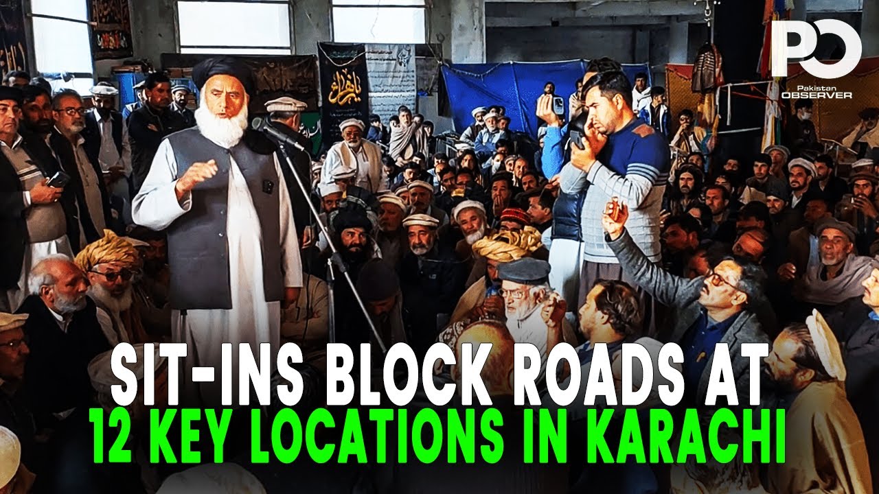 Karachi Exodus: Sit-Ins Block 12 Major Roads | Pakistan Observer