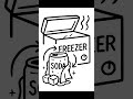 The Freezer Hack for Cooling Drinks Fast #animation