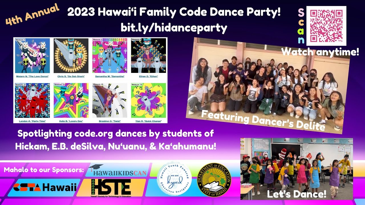 春休みDWE⭐︎Family Dance party & Dance!Dance! 2023 Hawaii Family Code Dance Party - YouTube