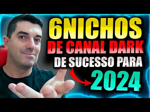 6 nichos de CANAL DARK para ganhar MUITO DINHEIRO em 2024 sem CONCORRÊNCIA
