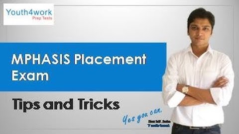 Mphasis Placement Exam Preparation | How to Crack Mphasis Paper? Mphasis Placement Exam Tips