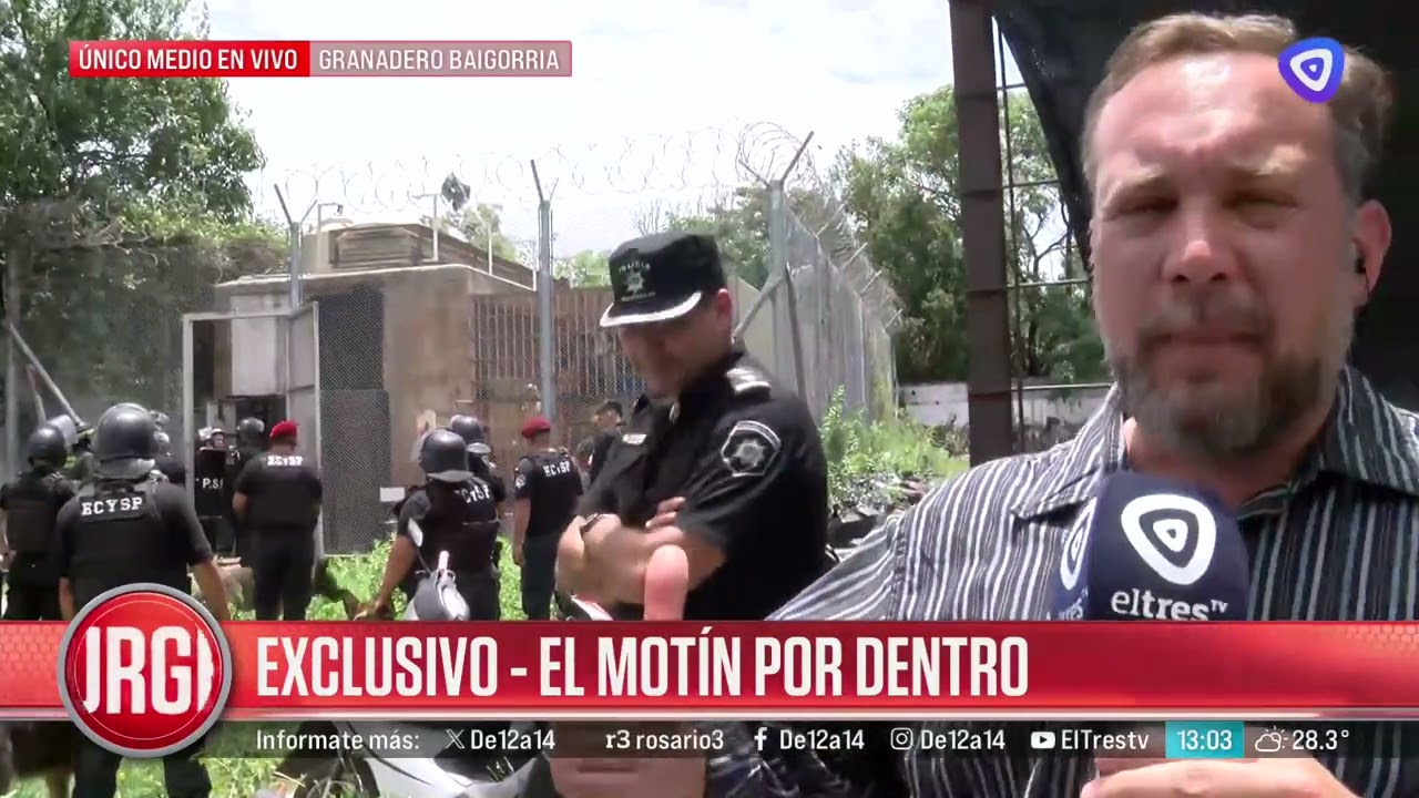 Motín en Baigorria: habló el jefe de la policía