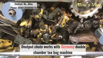 An outer bag machine can work together with a German tea bag packing machine