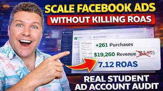 Scale Facebook Ads Without Killing ROAS: Real Student Ad Account Audit