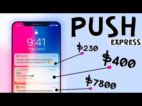 Автоматизация отправки мобильных и веб Push-уведомлений с Push.Express | Рассылка Пушей с нуля