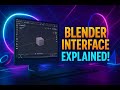 Blender Interface Explained in Bangla | Tutorial for Beginners | #blender #blendertutorial