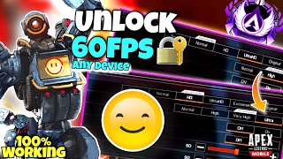 how to unlock 60fps in any device Apex legends mobile || 100% working || Joblez screenshot 2