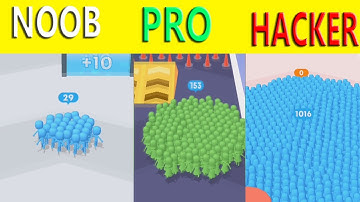 Count Master: Crowd Runner 3D - NOOB vs PRO vs HACKER