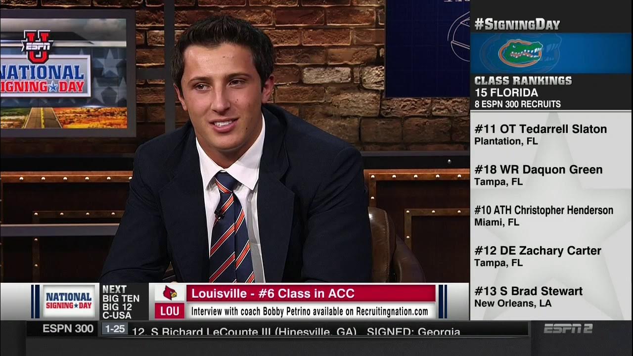 Tommy DeVito on ESPN National Signing Day YouTube
