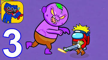 456 Imposter Survival Game - Gameplay Walkthrough Part 3 New Levels Zombie & Dont Fall (Android,iOS)