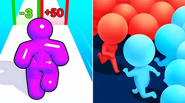 Tall Man Run 3D vs Count Master 3D - All Levels Android Gameplay...