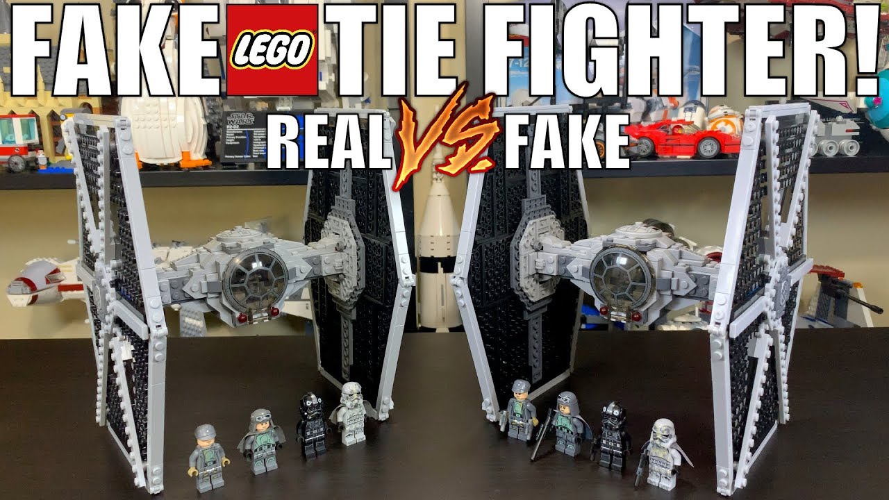 Fake Lego : Tie Fighter : Review & Speed Build : Space Wars, by Bela 