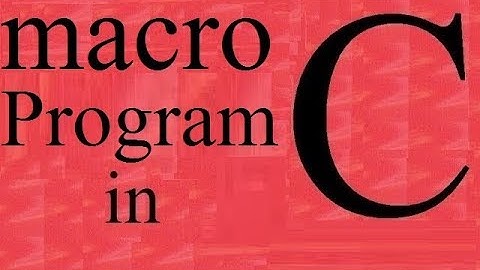 C Programming Tutorial :- Macro in C (Program) | |#define in c by Saurabh Bhargava