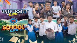 স্কুল লাইফ VS ইউনিভার্সিটি লাইফ || School Life VS University Life || Bangla Funny Video || Zan Zamin