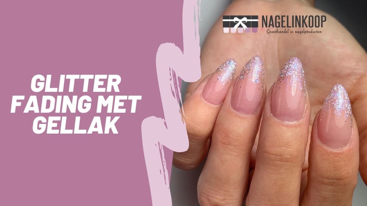 Glitter Fading Nails met gellak