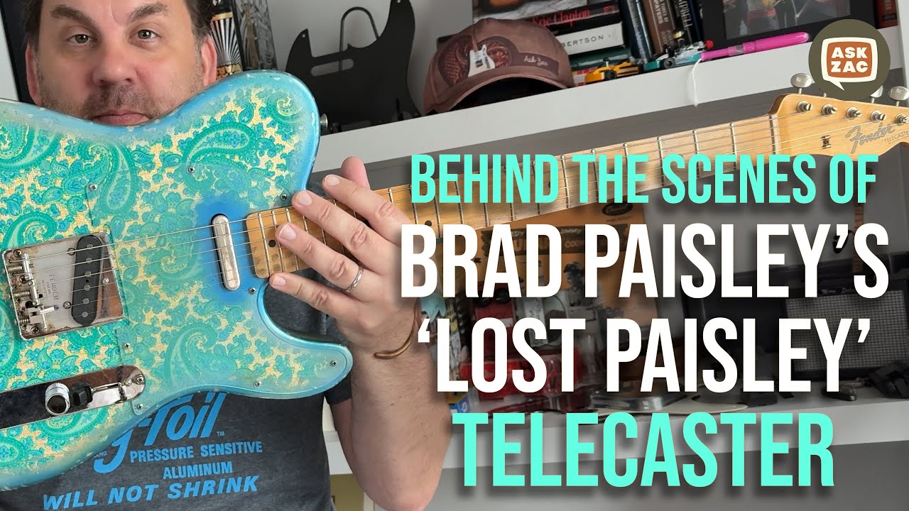 Behind the Scenes of Brad Paisley’s ‘Lost Paisley’ Telecaster - Ask Zac 233