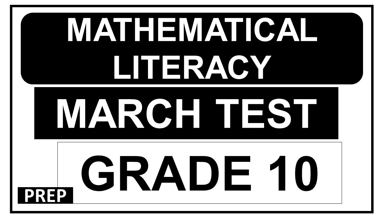 TERM 1 GRADE 10 MATHEAMTICAL LITERACY TEST 2026  TERM MARCH TEST MEMO-PREP,  THUNDEREDUC GRADE 10