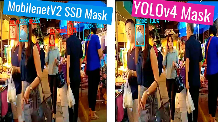 Face Mask Detection Comparison (SSD MobileNetV2 Vs. YoloV3-tiny)