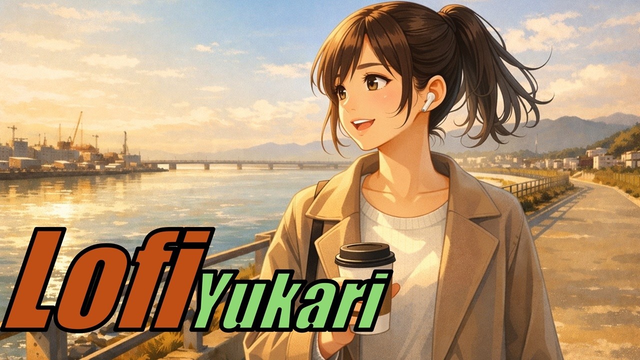 [Музыкальное сопровождение] LoFi Hip Hop: Атмосферные звуки набережной Сидзуоки, Япония, зимой