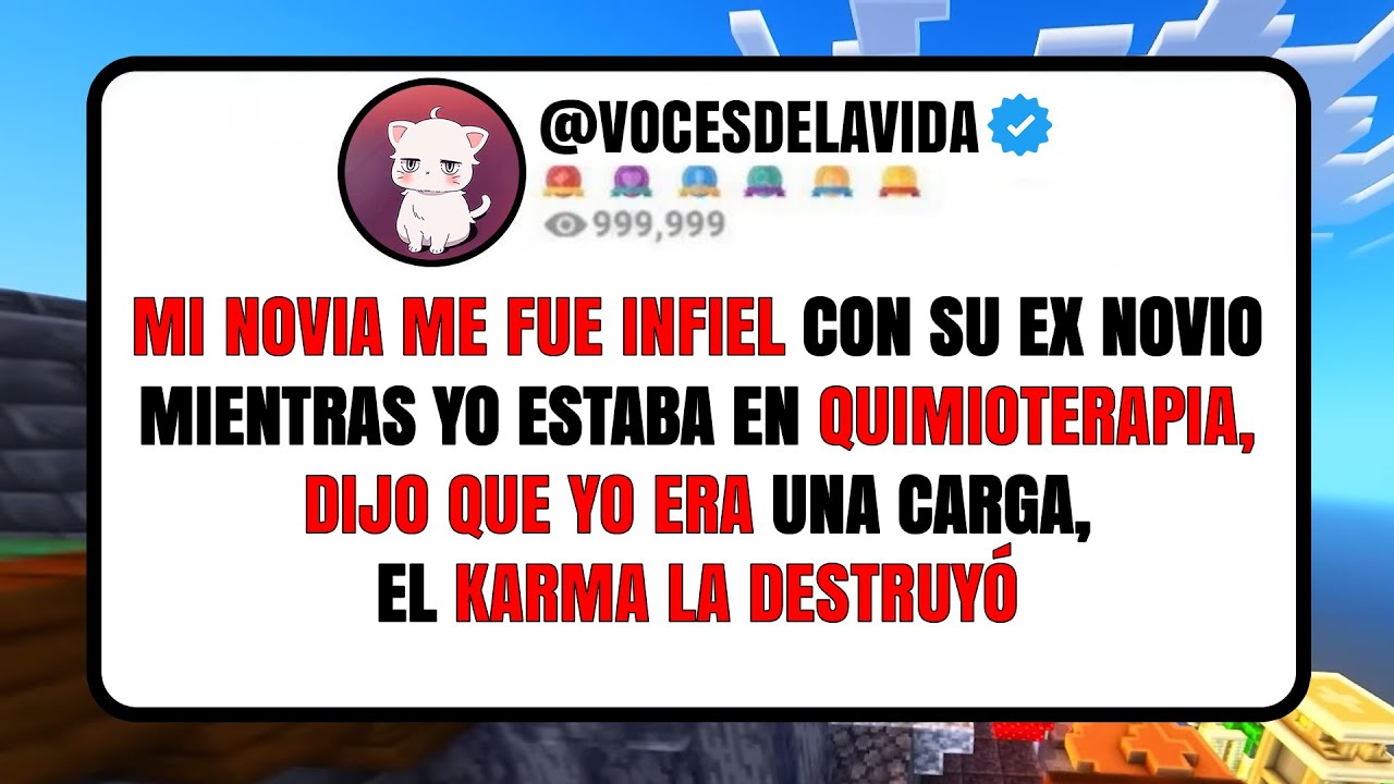 My girlfriend cheated on me with her ex boyfriend while I was undergoing chemotherapy; karma dest...