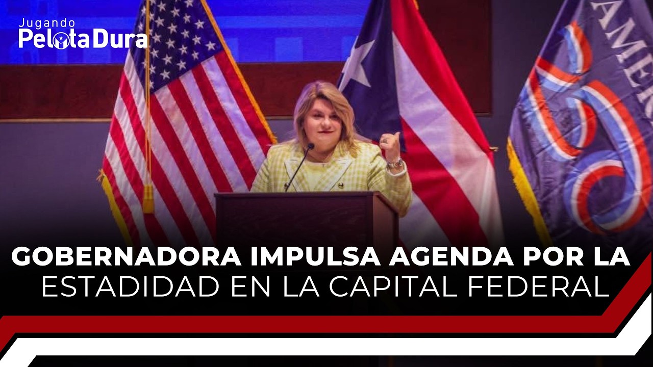 Gobernadora impulsa agenda por la estadidad en la capital federal
