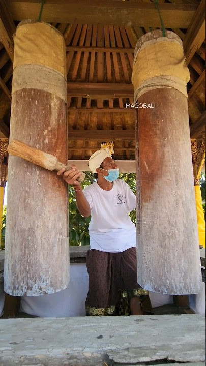 Kulkul Bali yg keberadaannya di Pura. Tidak sembarangan di bunyikan ,karena sakral #bali
