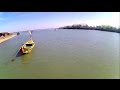 HUBSAN H501S X4 RIVER AND BOAT FLIGHT