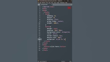 Floating Button | HTML CSS
