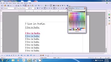 Class 11 Open Office Writer 1 - Learn computers - Computer Education Online & Free (In Marathi)