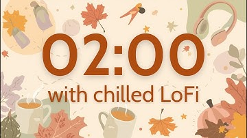Cozy 2 Minute Fall Timer with Relaxing LoFi Beats