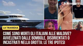 Sub italiani alle Maldive, come sono morti? le tre ipotesi