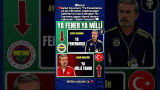 Aykut Kocaman Ya Fenerbahçede Ya Da Milli Takımda Çalışacağım. Çe