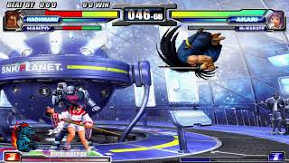 Hanzo Haohmaru VS Akari Mr Karate NEO GEO Battle Coliseum Gameplay