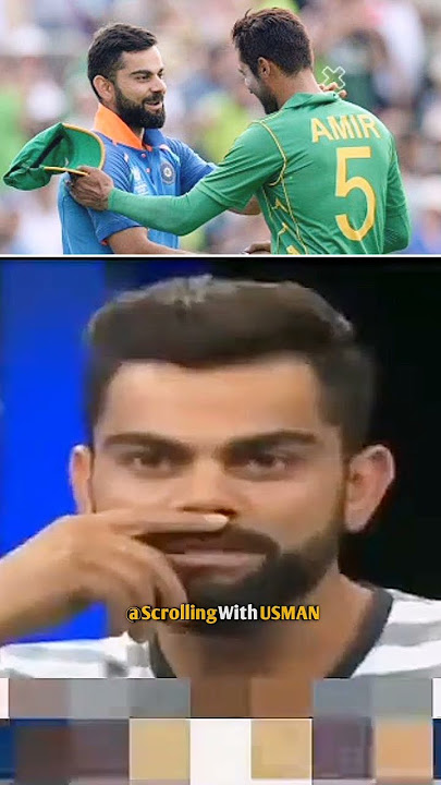 Virat Kohli Talking 😡 Muhammad Amir Very Tough Bowler😱🏏 || #shorts #cricket #youtubeshorts