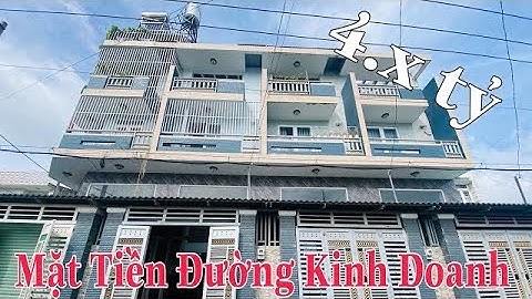 Nhà mặt tiền Quận 12 (988) Còn đúng căn này mặt tiền đường thông rộng 10M thuận lợi kinh doanh