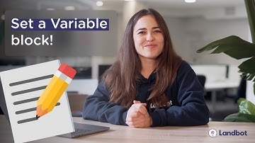 Set a Variable Block! (No Coding) | Landbot