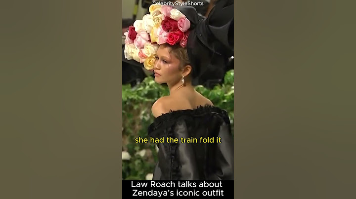 Law Roach talks about Zendaya's iconic Met Gala outfit #zendaya #lawroach #celebrityfashion